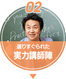 選りすぐられた実力講師陣